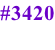 #3420