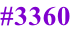#3360